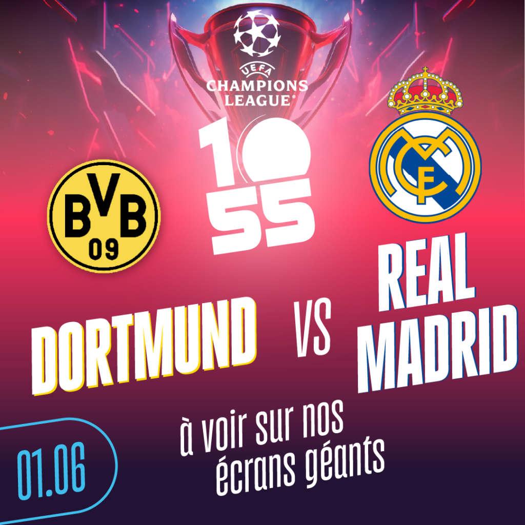 finale ligue des champions 
dortmund vs real madrid besançon 