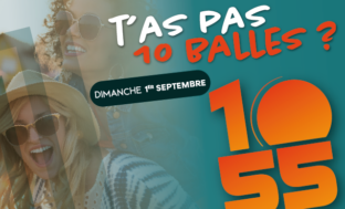 Offre du 1 septembre "T'as pas 10 balles ?" à retrouver au 10·55 Complexe de Loisirs, Restaurant & Micro-Brasserie à Besançon